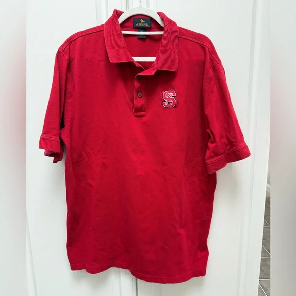 NC State Wolfpack Antigua Men's Red Polo Shirt - Picture 2 of 5